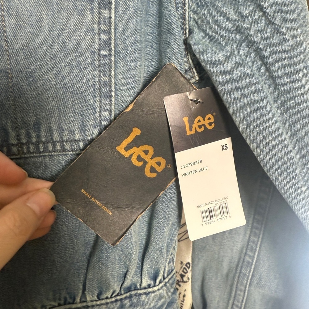 Lee Union-Alls Distressed Denim Jumpsuit NWT - Picture 5 of 6
